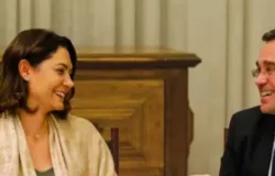 Michelle Bolsonaro elogia Andr� Mendon�a e o chama de escolhido por Deus