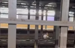 Trag�dia em Nova York: Dois amigos morrem ao serem atropelados por trem em esta��o de metr�