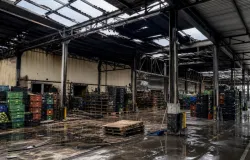 Ministra visita mercado de S�o Paulo ap�s grande inc�ndio