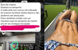 Jatinho de Virginia Fonseca quebra e ela n�o consegue viajar para ver jogo de Vini Jr.