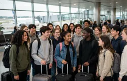 500 alunos de SP viajam para interc�mbio na Austr�lia, Canad� e outros pa�ses