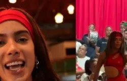 Anitta brilha no ensaio da Grande Rio e anuncia coroa��o para domingo