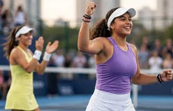 Nan� Silva faz recupera��o impressionante e avan�a em torneio de t�nis ap�s derrota