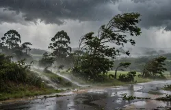 Chuva forte e ventos atingem todo o estado de S�o Paulo neste domingo