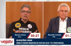 Zema e Caiado cobram presen�a de Lula e Fl�vio Bolsonaro em debate presidencial