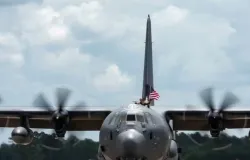 Avi�o americano usado na captura de Maduro chega a Campo Grande
