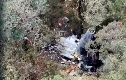 C�mera captura som da queda de helic�ptero que matou Rick e 4 pessoas em SC
