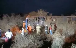 Sete mortos e 13 feridos em acidente de �nibus na BR-242, Chapada Diamantina