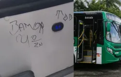Vandalismo atinge �nibus novos de Salvador em menos de uma semana