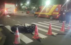 Adolescente de 17 anos morre ap�s colis�o entre �nibus e moto no centro de Campo Grande