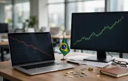 D�lar cai e fecha abaixo de R$ 5,20; Bolsa de Valores sobe com dados dos EUA