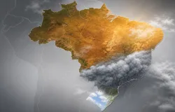 Frio aumenta no Sul e tempestades avan�am pelo Sudeste nesta quinta-feira