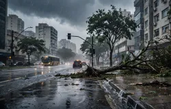 Chuva forte e tempestades atingem S�o Paulo a partir de domingo