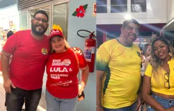 Eleitores no Rio cobram voto consciente e mostram apoio pol�tico com roupas coloridas
