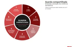Nova lei permite negar guarda compartilhada se houver risco de viol�ncia dom�stica