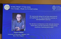 Cientista ganha Nobel de F�sica por descobrir como enxergar no gelo do Polo Sul