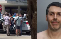 Homem fantasiado de policial americano � preso por intimidar brasileiros votando na Fl�rida