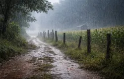 Chuva muito forte amea�a o sul do Brasil com risco de enchente; veja a previs�o