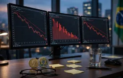 D�lar volta a custar R$ 5 e bolsa de valores cai ap�s elei��es