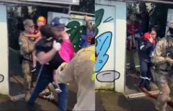 Pol�cia mata homem que manteve 13 crian�as ref�ns em creche de Curitiba