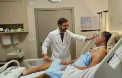 Homem de 50 anos recupera qualidade de vida com cuidados paliativos ap�s tratamento de tumor cerebral