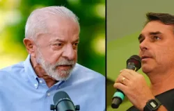 Pesquisa mostra Fl�vio Bolsonaro na frente de Lula com 52,7% dos votos
