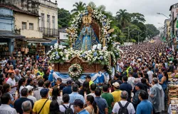 Milh�es de pessoas participam da maior festa religiosa do Brasil no Par�