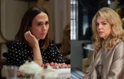 Brigitte descobre que a m�e Pilar roubou heran�a do pai na novela Quem Ama Cuida
