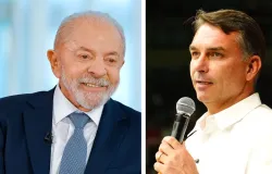 Lula promete apoio �s fam�lias evang�licas e Fl�vio Bolsonaro amea�a declarar guerra a traficantes no Rio Grande do Sul