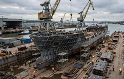 Estaleiro no Rio Grande do Sul inicia constru��o de novos navios para a Transpetro