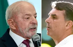 Pesquisa mostra que Lula e Fl�vio Bolsonaro est�o empatados em 50%