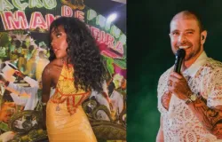 Diogo Nogueira � flagrado ao lado de Wic Tavares, filha de famoso sambista