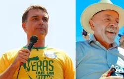 Pesquisa aponta empate t�cnico entre Lula e Fl�vio Bolsonaro na disputa presidencial