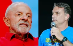 Lula e Fl�vio Bolsonaro entram em campo no primeiro debate da Band