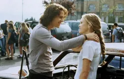 Julia Stiles chora ao ensaiar dan�a em homenagem a Heath Ledger