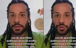 Ator da Globo admite que vai ficar completamente surdo
