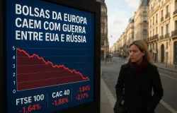Bolsas da Europa caem com guerra entre EUA e Ir� que afasta chance de paz