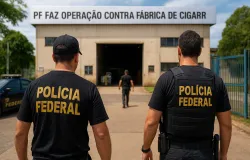 PF faz opera��o contra f�brica de cigarros ilegais no interior da Bahia