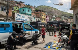 Opera��o conjunta no Rio de Janeiro combate tr�fico e mil�cias
