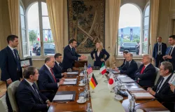 Conflitos e tens�es marcam reuni�o do G7 em meio a riscos globais