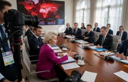 G7 discute tens�es geopol�ticas e com�rcio global em reuni�o hist�rica