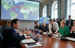 G7 discute tens�es geopol�ticas e com�rcio global em meio a conflitos