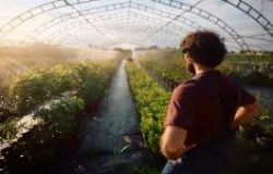 Tecnologia de irriga��o e solo saud�vel salvam produ��o de hortifr�ti contra crises clim�ticas