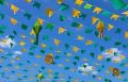 Condom�nios unem festas juninas com a Copa do Mundo