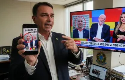 Resumo do Dia: V�deo: Fl�vio Bolsonaro reage a foto com suspeito de crime e critica Lula com Deolane - 16 de julho de 2026