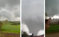 Tornado destr�i casa no RS: 'N�o tem mais nada', diz morador