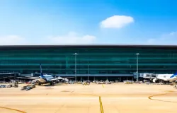 O Aeroporto Internacional de Incheon (Coreia do Sul) � o aeroporto mais movimentado do mundo.