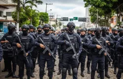 For�as de seguran�a combatem tr�fico e lavagem de dinheiro em 16 estados