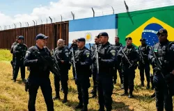 Opera��o internacional refor�a seguran�a nas fronteiras entre Argentina, Brasil e Paraguai
