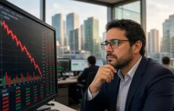 Mercado financeiro baixa proje��o de crescimento da economia em 2026 para 1,95%